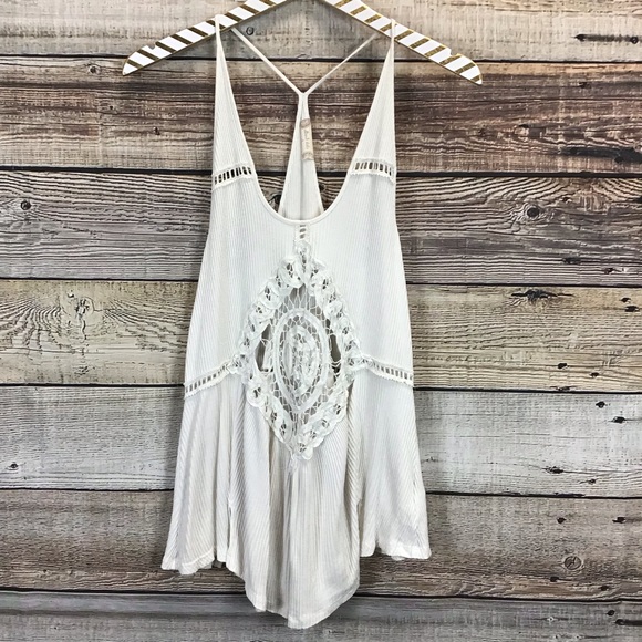 Altar'd State Tops - Altar’d State Small Sleeveless Tank Top White 0829